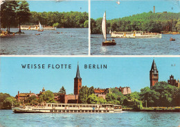 Weisse Flotte Berlin Luxusschiff Und Salonschiffe Mehrbildkarte Gl1974 #151.253 - Autres & Non Classés