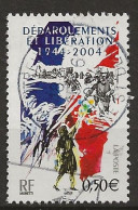 FRANCE Oblitéré 3675 Anniversaire Des Débarquements Des Troupes Alliées Et De La Liberation Sodat Armée Guerre - Used Stamps