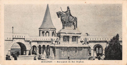 Budapest Monument Du Roi Stéphan Ngl #149.932 - Hongrie