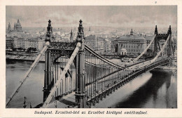 Budapest Elisabethbrücke Mit Dem Königin Elisabeth-Denkmal Ngl #150.003 - Hongrie