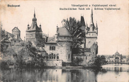 Budapest Stadtwäldchen Teich Mit Dem Schloss Vajdahunyad Gl1916 #149.981 - Hongrie
