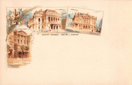 Budapest Szinházak / Theater Lithographie Ngl #150.036 - Hongrie