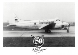 LTU 50 Jahre Werbekarte De Havilland D.H. 104 "Dove" 1 D-INKA Ngl #151.638 - Sonstige & Ohne Zuordnung