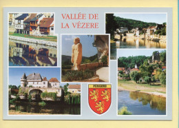 24. Vallée De La VEZERE – Multivues / Blason (voir Scan Recto/verso) - Autres & Non Classés