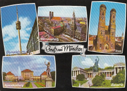 Gruss Aus München Mehrbildkarte Gl1986 #D4975 - Autres & Non Classés
