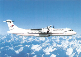 Eurowings Aerospatiale ATR 72 über Schneebedecktem Gebirge Gl2006 #151.742 - Sonstige & Ohne Zuordnung