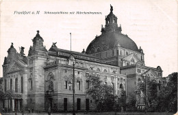 Frankfurt A. M. Schauspielhaus Mit Märchenbrunnen Feldpgl1918 #151.831 - Autres & Non Classés