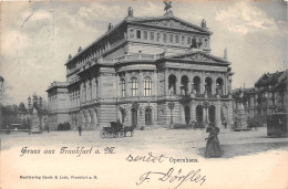 Gruss Aus Frankfurt A. M. Opernhaus Gl1898 #151.913 - Other & Unclassified