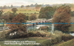 R664310 Hampton In Arden. Ford Of The Blythe. Pack Horse Bridge. H. Munro - World