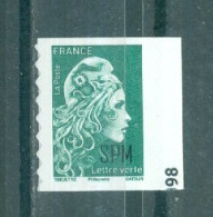 Saint Pierre Et Miquelon: TB N° 1315: Marianne L'Engagée Autoadhésive Verte De 2023, Neuve XX. - Unused Stamps