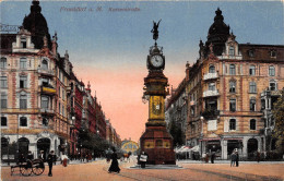 Frankfurt A. M. Kaiserstrasse Mit Uhrturm Ngl #152.027 - Autres & Non Classés