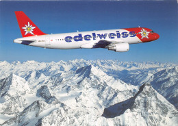 Edelweiss Air Airbus A320 über Schneebedeckten Gipfeln Gl2005 #151.684 - Andere & Zonder Classificatie