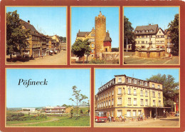 Pößneck - Schuhgasse, Weißer Turm, Markt, Ost, Hotel Posthirsch Ngl #152.245 - Other & Unclassified