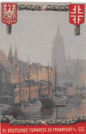 Frankfurt A. M. 11. Deutsch. Turnfest 1908 Festpostkarte No3 Gl1908 #152.046 - Autres & Non Classés
