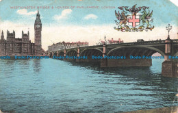 R667239 London. Westminster Bridge And Houses Of Parliament. G. D. And D. L. 190 - World