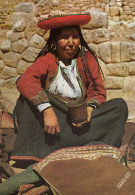 Perú Chinchero Native Woman Ngl #D6142 - Other & Unclassified