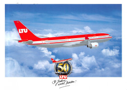 LTU 50 Jahre Werbekarte Airbus Gl2005 #151.686 - Autres & Non Classés