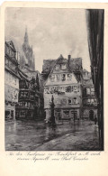 Frankfurt A. M. An Der Saalgasse Nach Aquarell Von Paul Geissler Ngl #151.957 - Autres & Non Classés