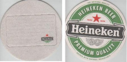 5001131 Bierdeckel Rund - Heineken - Adressfeld Perforiert - Sous-bocks