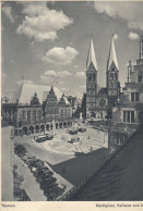 Bremen Marktplatz Rathaus Und Dom Gl1956 #D7919 - Autres & Non Classés