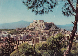 Athen Blick Auf Jupiter Tempel Und Akropolis Ngl #D7728 - Grèce