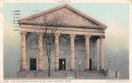 Boston The Cathedral Church Of St. Paul Massachusetts Gl1924 #153.369 - Other & Unclassified