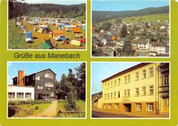 Manebach Panorama Campingplatz Ferienheime Ngl #152.278 - Autres & Non Classés