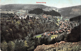 Schwarzburg Thür.Wald Blick Aufs Schloss Gl1911 #153.788 - Other & Unclassified