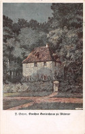 Weimar Goethes Gartenhaus Nach Gemälde Gl19? #154.008 - Autres & Non Classés