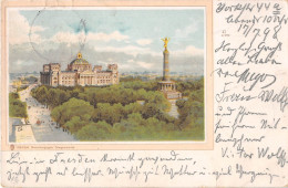 Berlin Königl. Reichstagsgebäude Siegessäule Gl1898 #153.763 - Autres & Non Classés