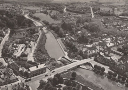 BRIARE VUE GENERALE AERIENNE SUR LE VIEUX CANAL - Briare