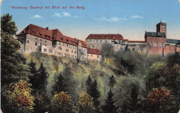 Eisenach, Wartburg - Gastshof Mit Blick Auf Die Burg Feldpgl1915 #154.181 - Other & Unclassified