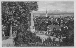 Saulgau Schillerdenkmal Panorama Gl1942 #170.940 - Autres & Non Classés