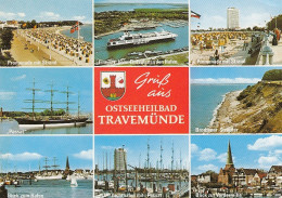 Gruß Aus Ostseebad Travemünde, Mehrbildkarte Gl1994 #D9148 - Autres & Non Classés