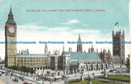 R667254 London. Houses Of Parliament And Westminster Abbey. G. D. And D. L. Star - Monde