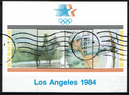 1984 Bloc 60 (N°2121/22) - Olympische Spelen 1984 - Los Angeles - Boogschieten - Dressuur - Gestempeld - Oblitéré - 1961-2001