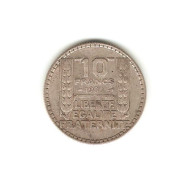 217/ FRANCE : 10 Francs Turin 1930 (argent) - 10 Francs