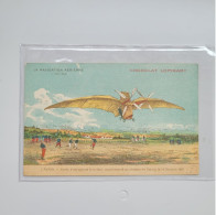 Chromo Carte Postale Chocolat Lombard - La Navigation Aérienne - V. 1900 - Lombart