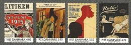 Denmark 2000   Events Of The 20th Century (II). Mi 1248-1251, MNH(**) - Nuovi