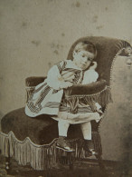Photo CDV Durand à Lyon - Jeune Enfant, Paul De Mas 27 Mois, Second Empire Datée Février 1863 L453 - Old (before 1900)