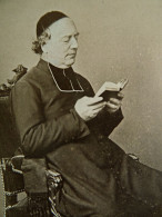 Photo CDV G. Berthault à Angers - Religion, L'abbé Monceaux (1814-98)curé D'Erigny, Second Empire Ca 1865 L453 - Anciennes (Av. 1900)