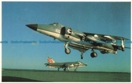 R665725 No. 53. A Harrier Rises Vertically As Another Readies For Action. Presco - Monde