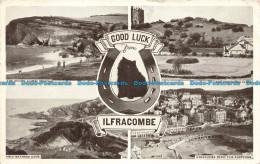 R666462 Good Luck From Ilfracombe. The Beach. Combe Martin. 1954. Multi View - Monde