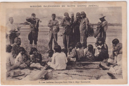 Indian Tribe Carajas Brasil With Monseigneur Couturon  Violin Colonialisme  Indiens - Amerika