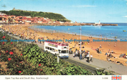 R664353 Scarborough. Open Top Bus And South Bay. E. T. W. Dennis. 1986 - Monde