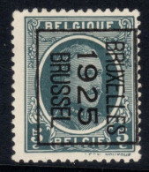 Typo 122B (BRUXELLES 1925 BRUSSEL) - O/used - Typo Precancels 1922-31 (Houyoux)