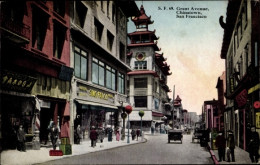 CPA San Francisco Kalifornien, Grand Avenue, Chinatown - Altri & Non Classificati