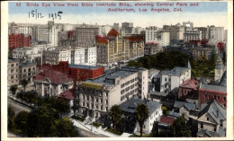 CPA Los Angeles Kalifornien USA, Gebäude Des Bible Institute, Central Park, Auditorium - Other & Unclassified