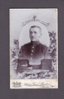 Photo Originale Atelier Carl Beste Minden I. W.  Portrait Militaire Armée Allemande Inf. Regt. Nr. 15  ( CDV 318) - Ohne Zuordnung