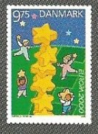 Denmark 2000 Europe, Children Build A Tower Of Stars Mi 1252, MNH(**) - Unused Stamps